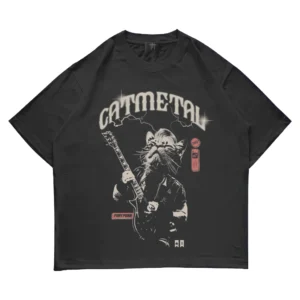 Metal Paint Oversized T‑Shirt