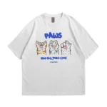 Paws Oversized T‑Shirt