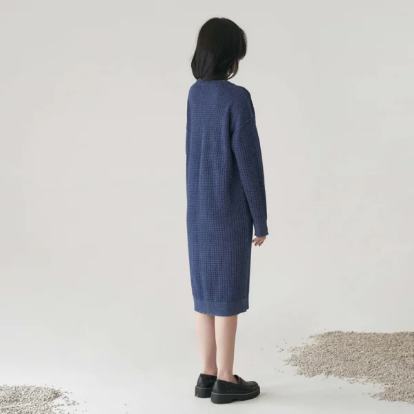 Volca Long Sleeve Knit Dress
