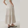 Rilys Tiered Rayon Skirt