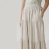 Rilys Tiered Rayon Skirt