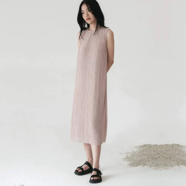 Carra Pleated Midi Dress