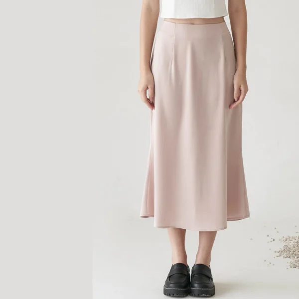 Gale Satin Skirt