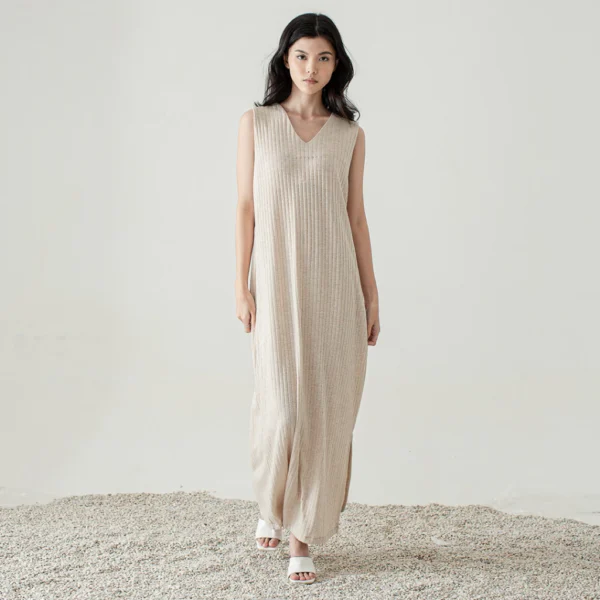 River Sleeveless Maxi Knit Dress