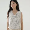 Veloute Floral Tank Top