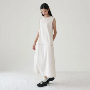 Shiso Contrast Stitch Dress