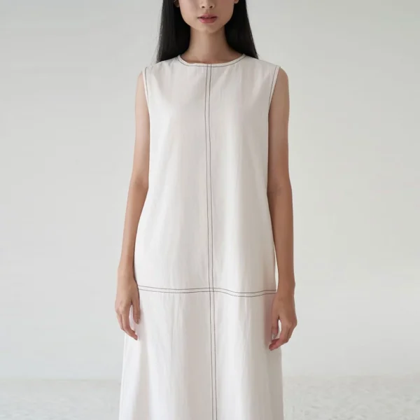 Shiso Contrast Stitch Dress