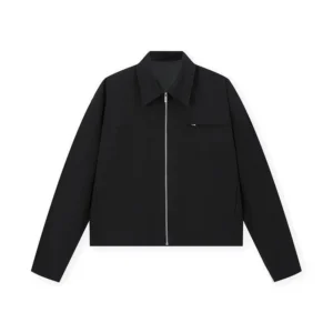 Crop Zip Khaki Jacket