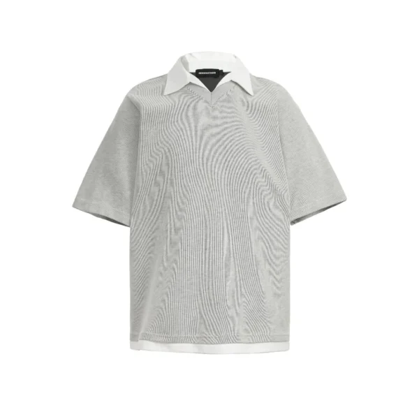 Retro Collar Polo Shirt